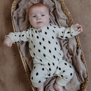 Diamond Scatter Baby Romper